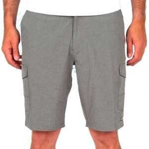 Salty Crew Drifter 2 Cargo Hybrid Shorts (Gray) Men's Sz 30